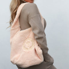 Bag it's so fluffy beige - incl. poche