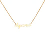 Collier en or gémeaux