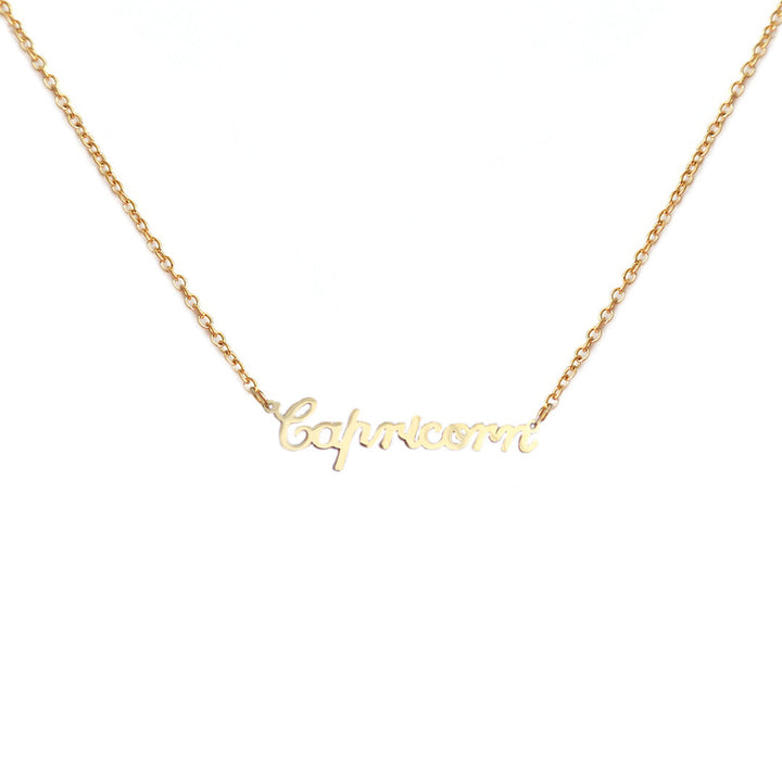 Gouden ketting steenbok
