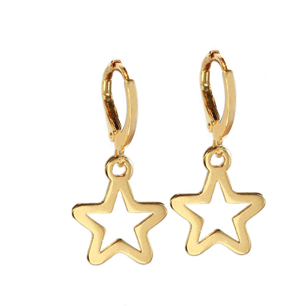 Oorbellen golden stars