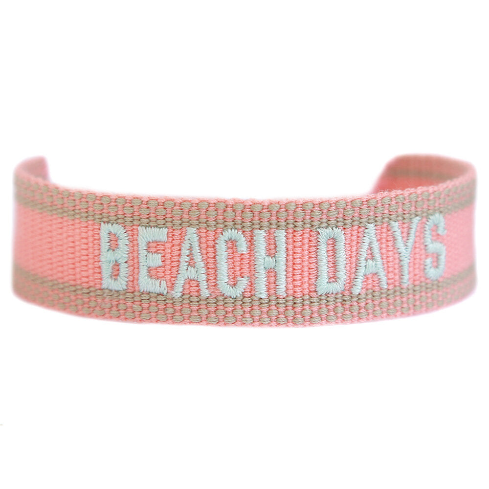 Gewebtes armband beach days