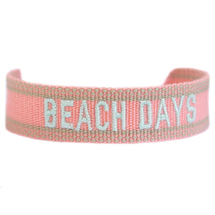 Gewebtes armband beach days