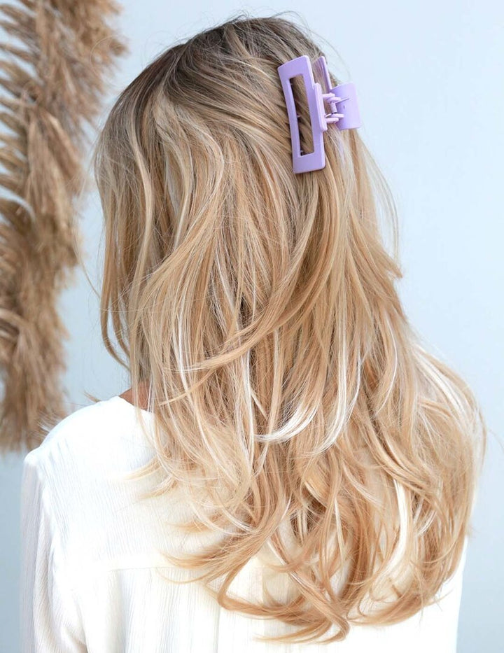 Haarklem straight lila