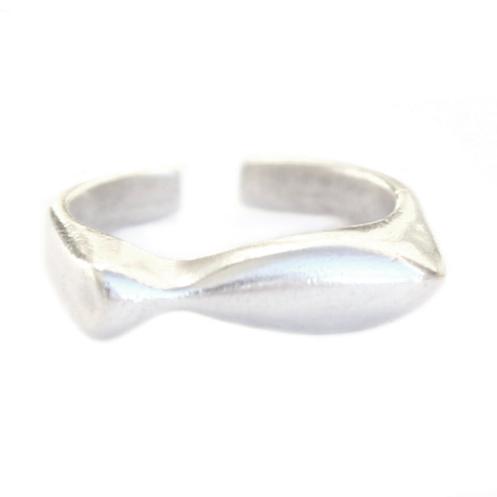 Bague fish argent