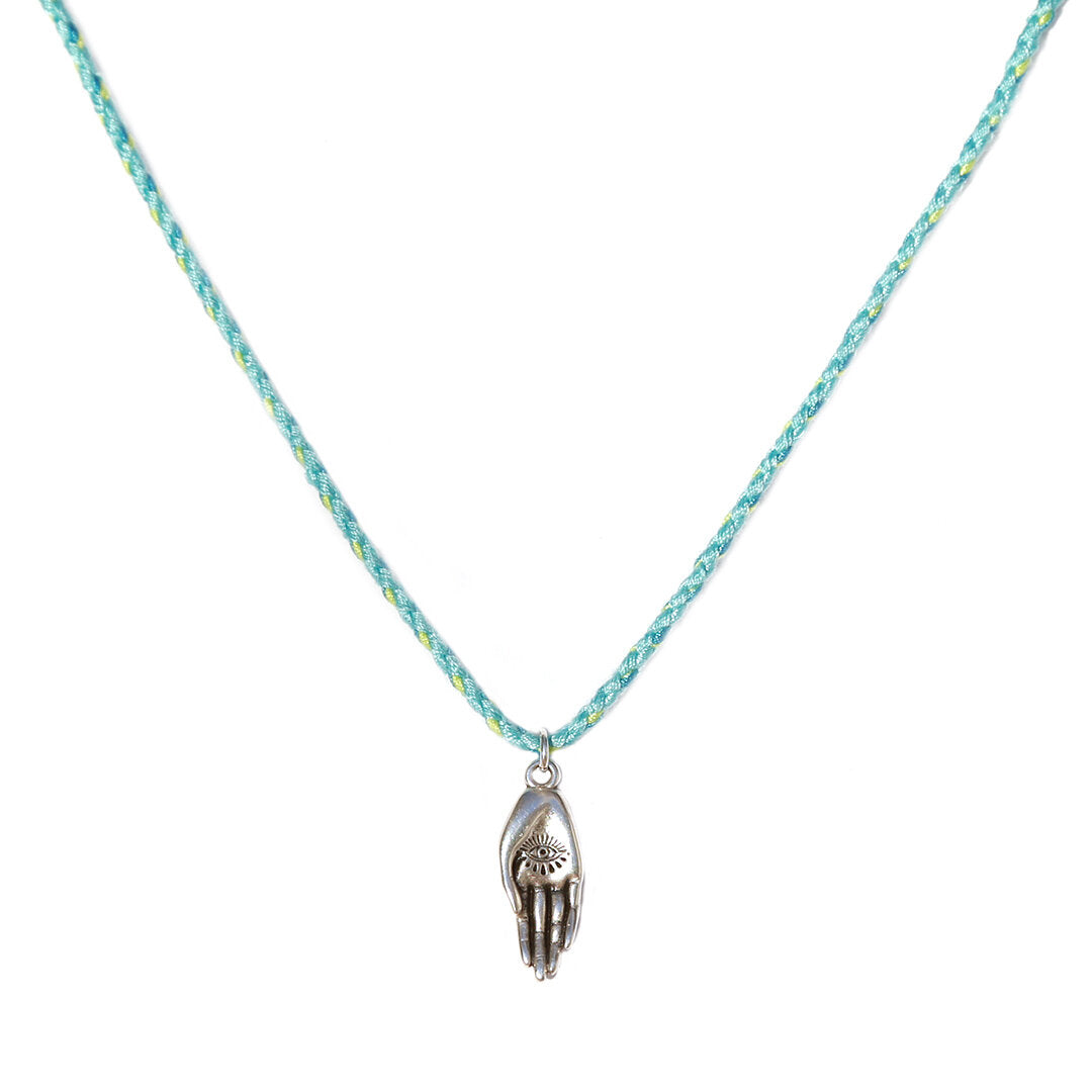 Ketting hamsa spirit silver