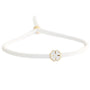 Armband clover white coral