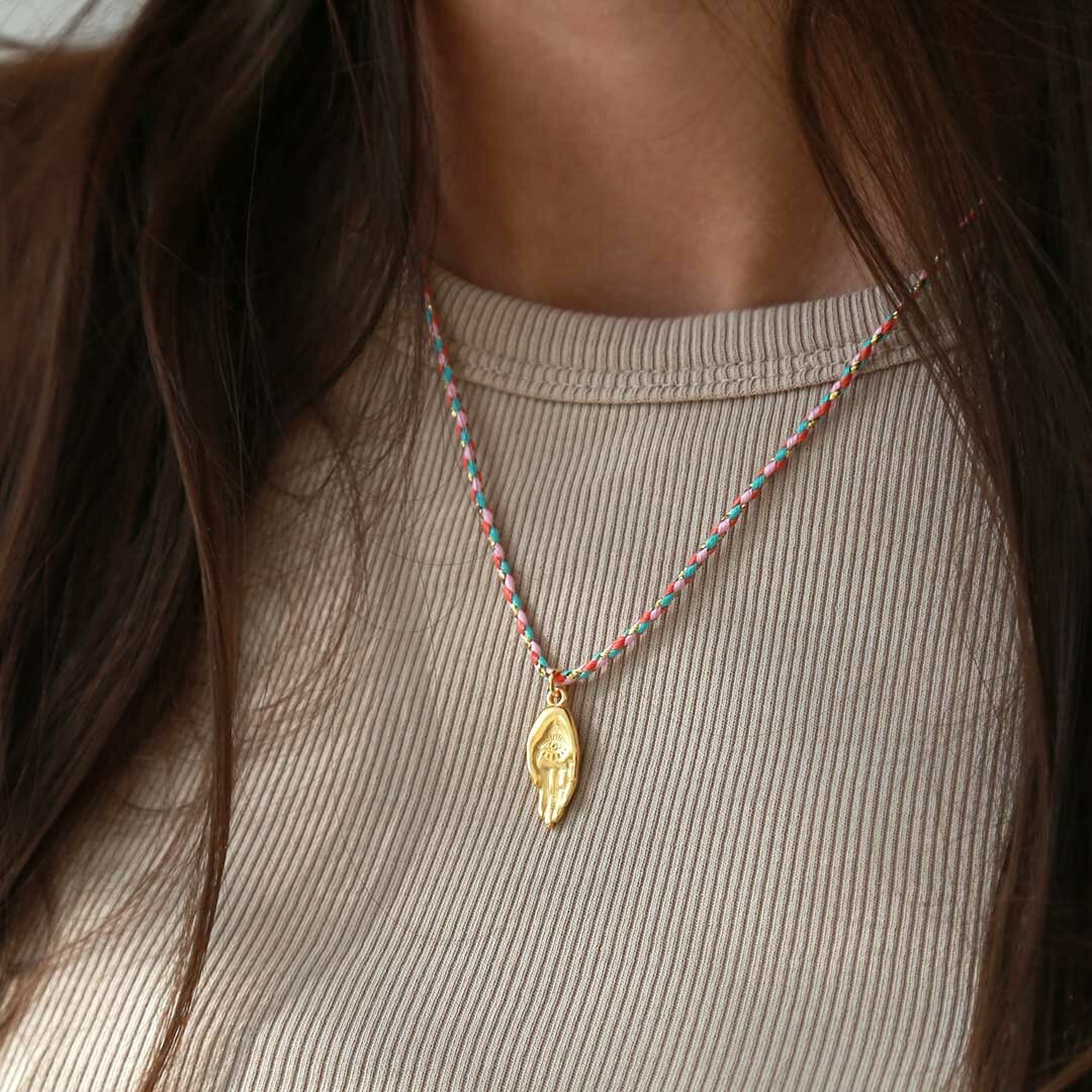 Ketting hamsa spirit gold