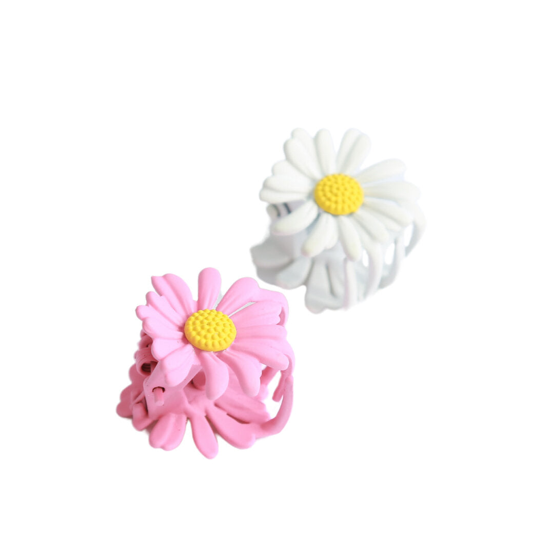 Lot de 2 pinces à cheveux marguerite