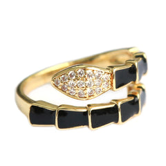 Bague black snake