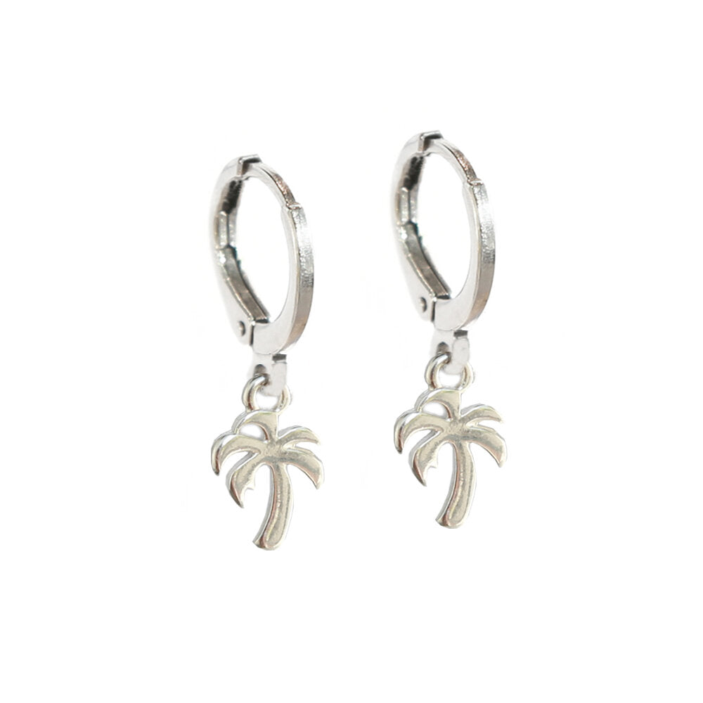 Boucles d'oreilles en argent little palm