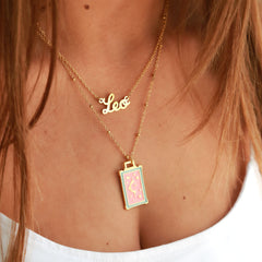 Goldene Kette moon story coral