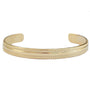 Gold bangle bracelet cosmic
