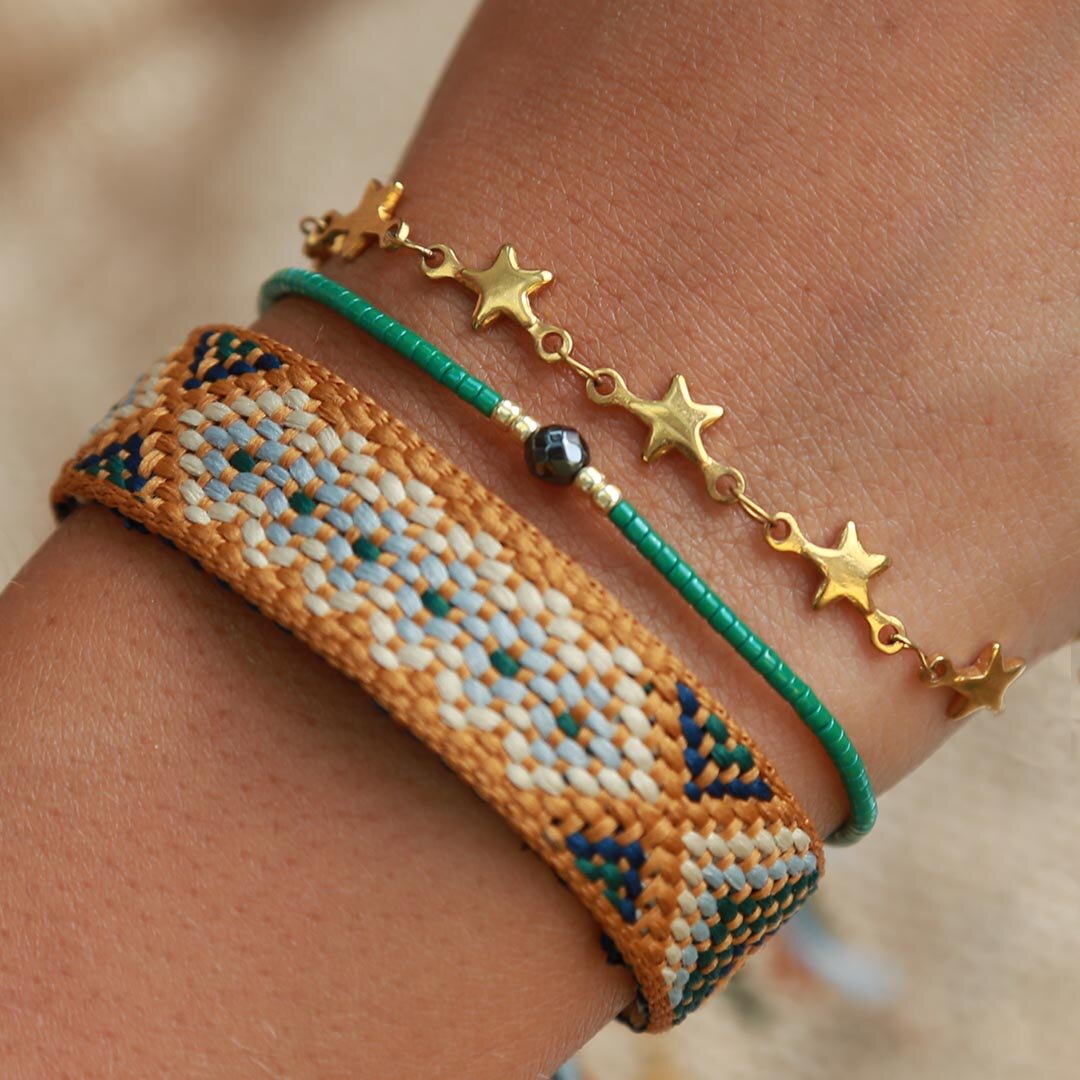 Gold bracelet sky full of stars
