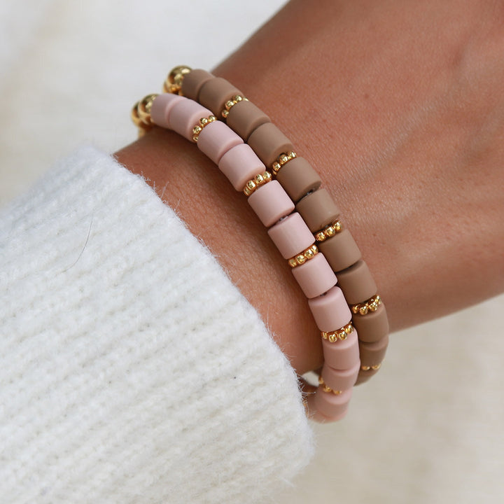 Armband dolce taupe