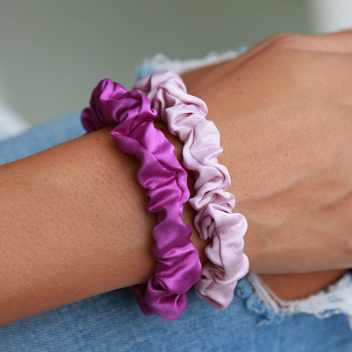 Silky scrunchie set acai dream
