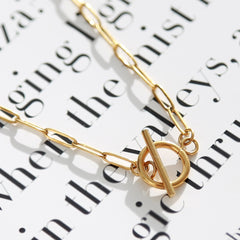 Gouden ketting small chain trend