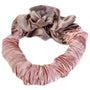 Heatless curls scrunchie champagne