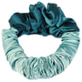 Heatless curls scrunchie champagne
