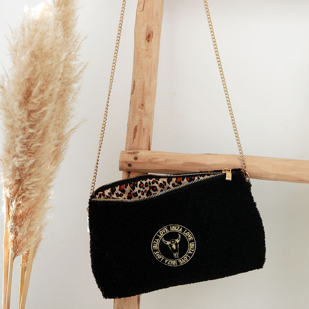 Teddy crossbody bag black