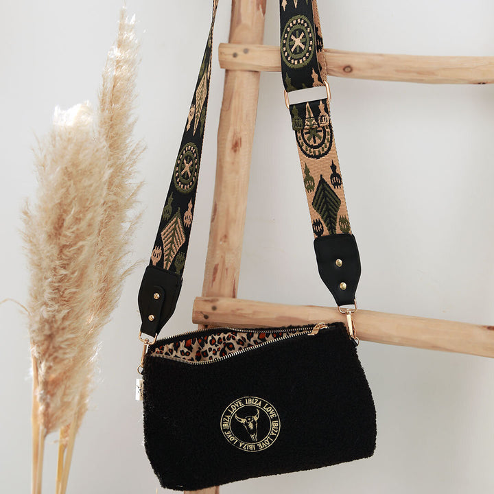 Teddy crossbody bag black