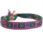 Woven bracelet good vibes pastel