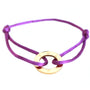 Armband circle love hot pink