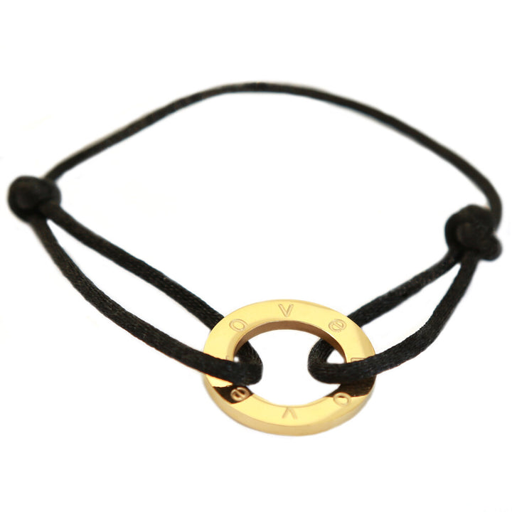 Bracelet circle love black