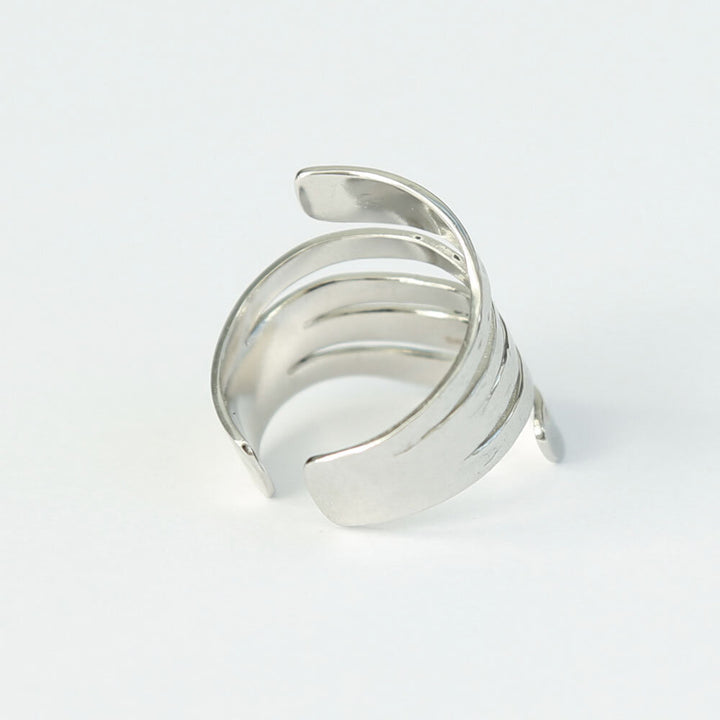 Bague en argent spiral