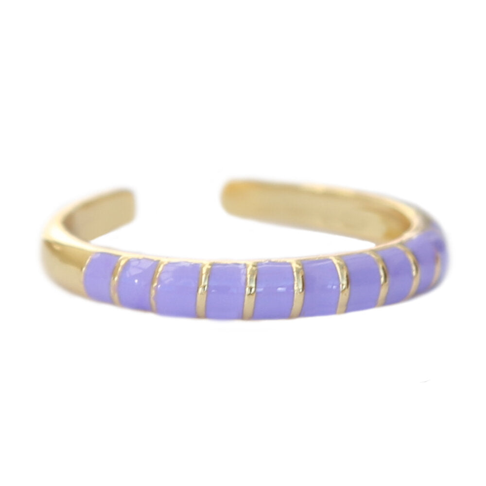 Ring purple stripe