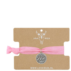 Ibiza bracelet coral coin silver
