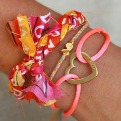 Brazalete dulce amor coral