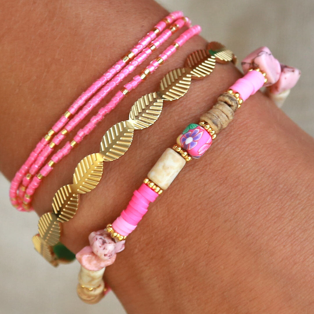 Bracelet Tropical pink