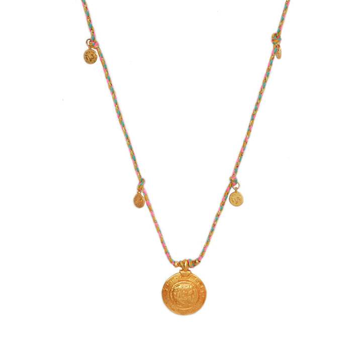 Necklace bohemian amulet