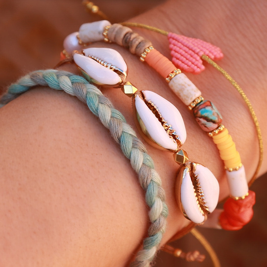 Bracelet coral heart 