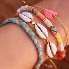 Bracelet coral heart 