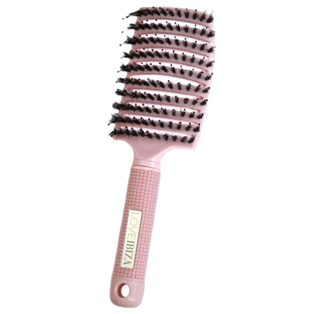 Cepillo antienredos rosa bebé