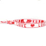 Gewebtes Armband cremefarbenes Liebesgold