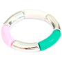 Armband penne green pink