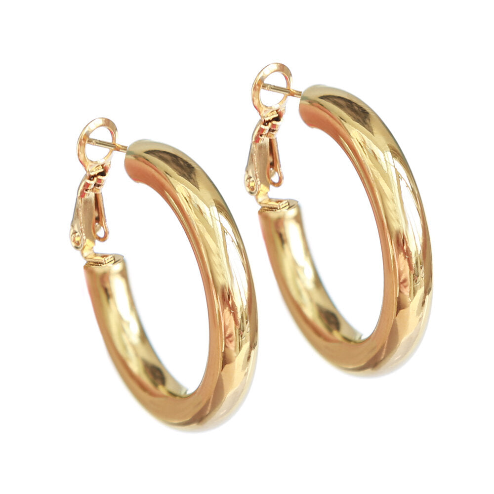 Gold hoops small