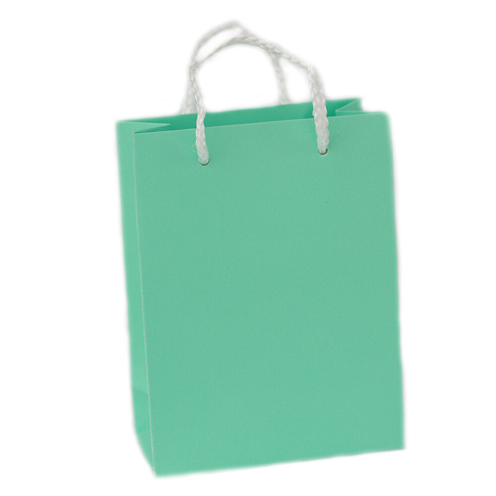 Luxe paper gift bag turquoise
