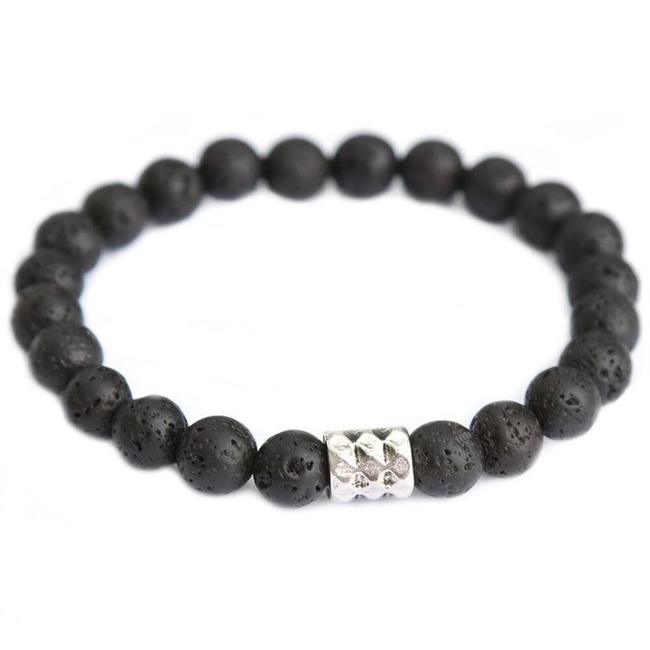 Armband  black lava für Männer