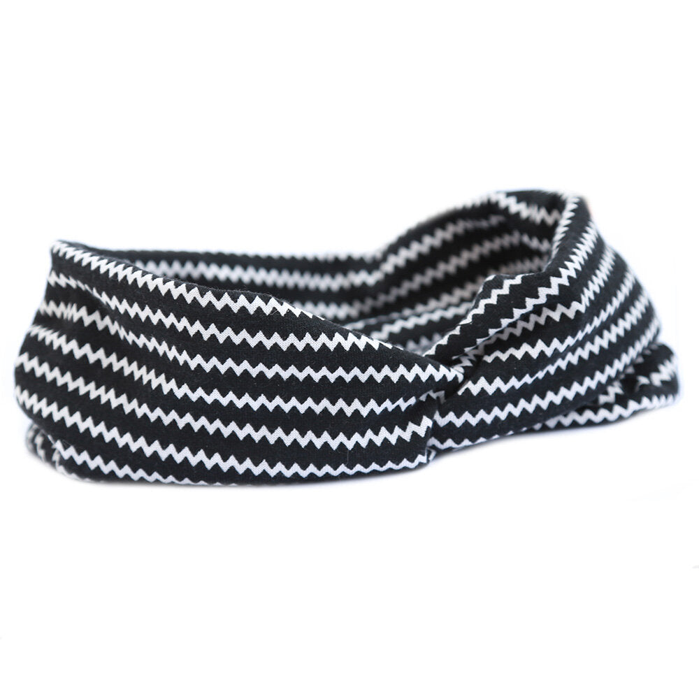 Hairband zigzag black