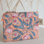 Make-up bag Fez pink yellow