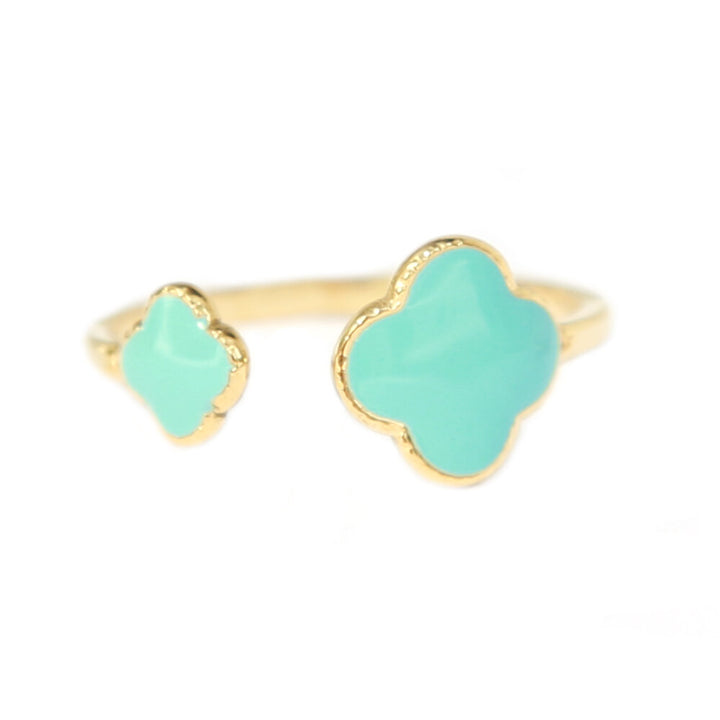 Ring clover turquoise