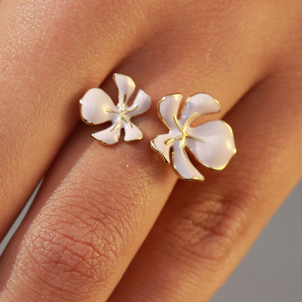 Bague Flores rose