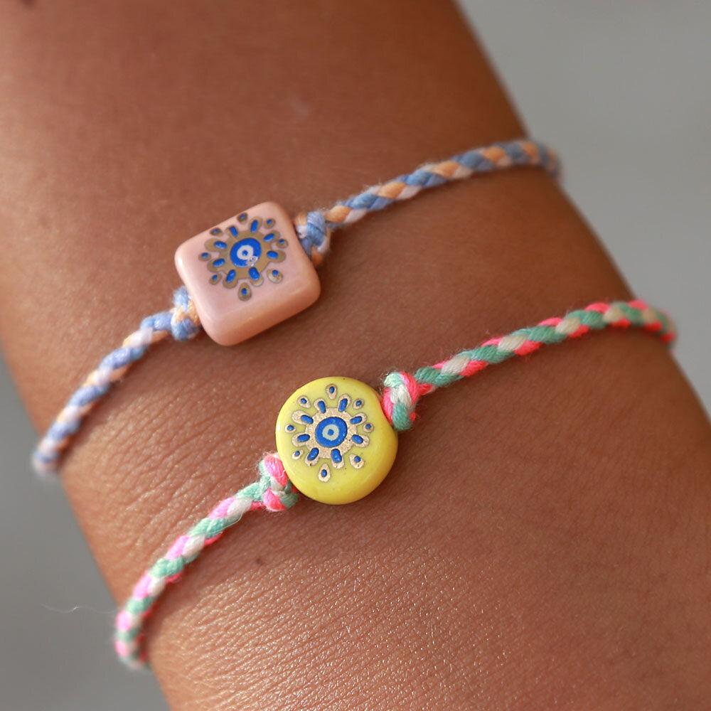 Evil eye discount beaded bracelet