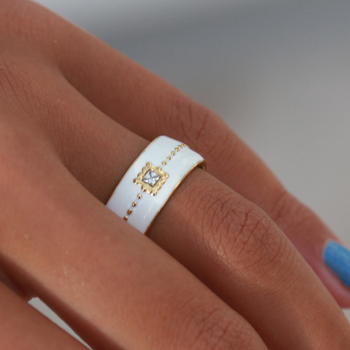 Ring Castello white gold