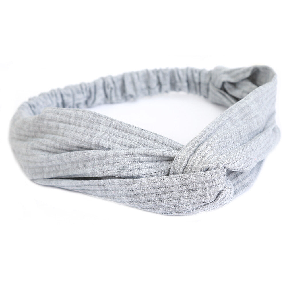 Bandeau jersey gris