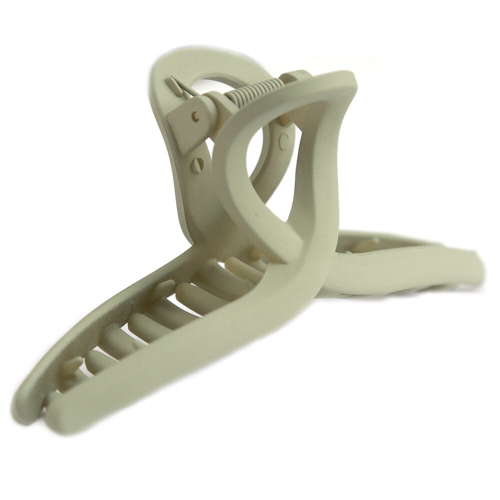 Barette à cheveux bow tie matte light olive