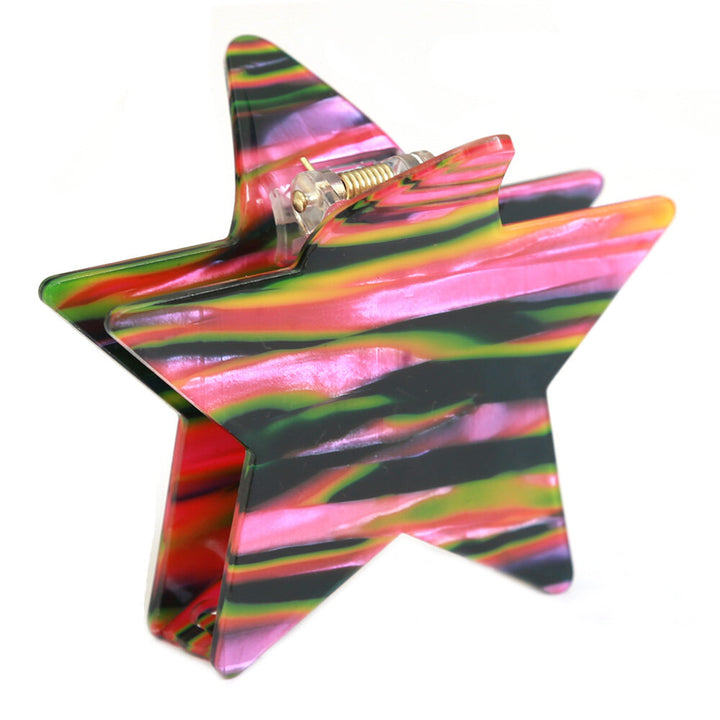 Haarspange colorful star